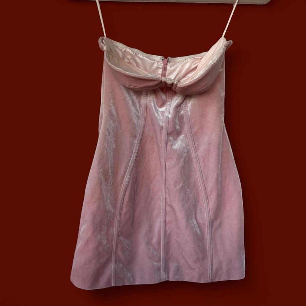 NWT Mekshi Strapless Corset Dress